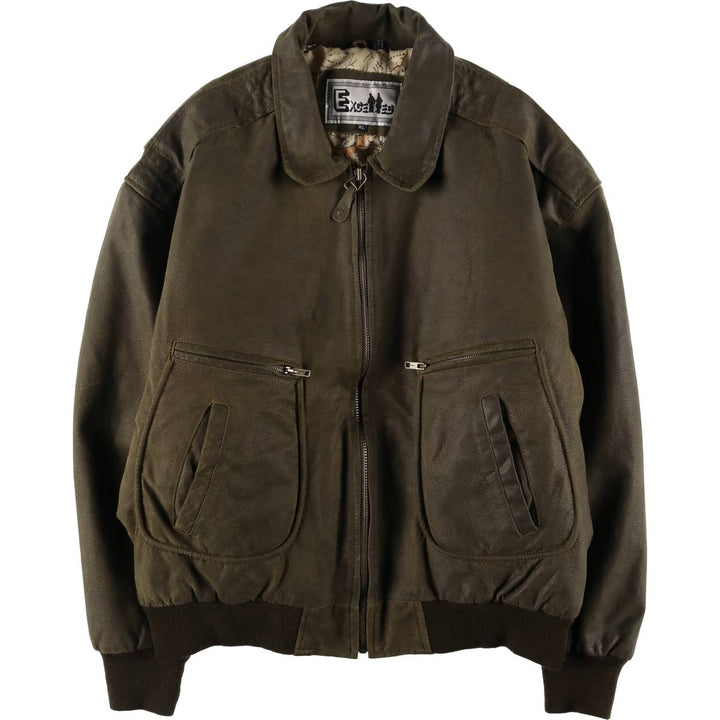 EXCEED Leather Blouson Men's XL equivalent /eaa522652