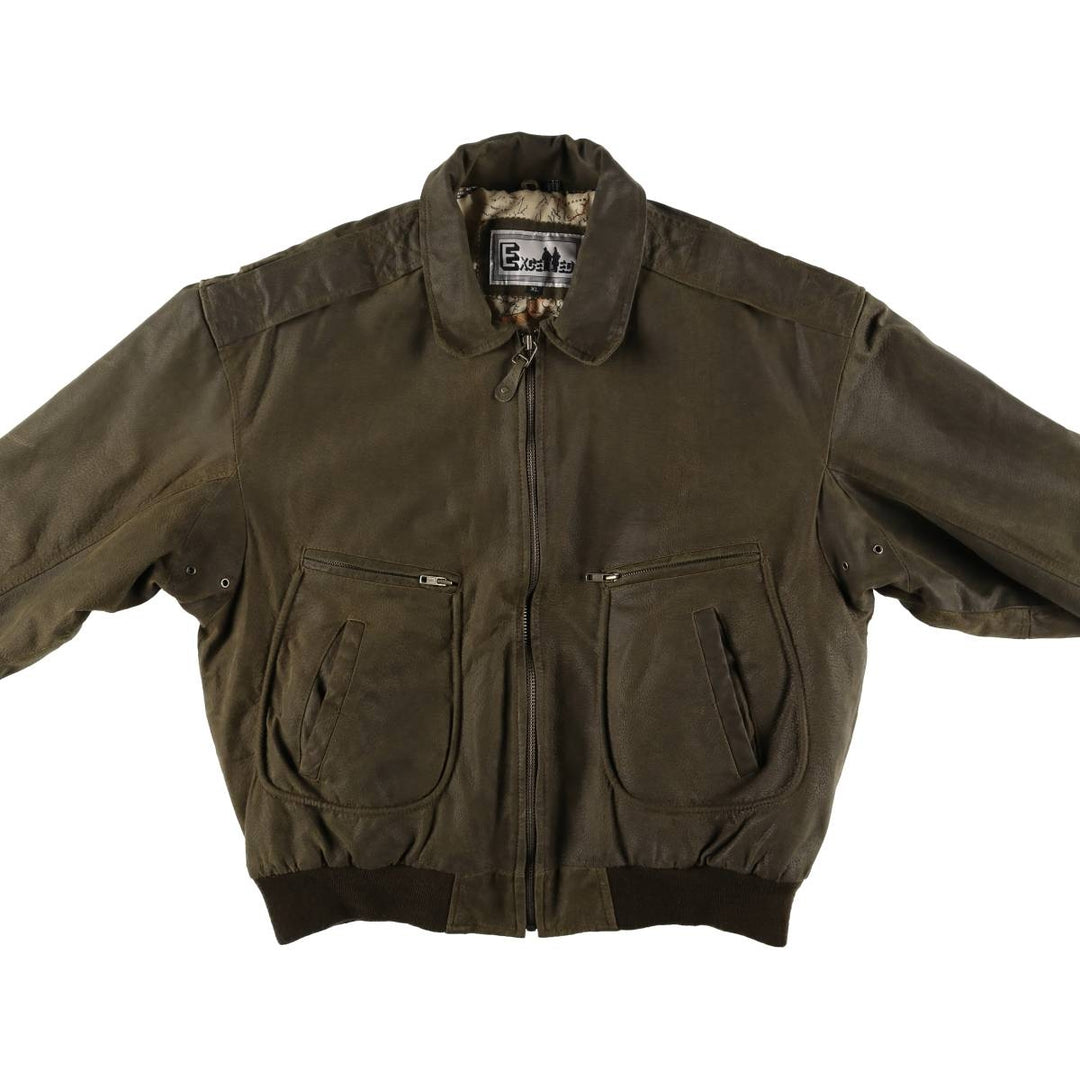 EXCEED Leather Blouson Men's XL equivalent /eaa522652