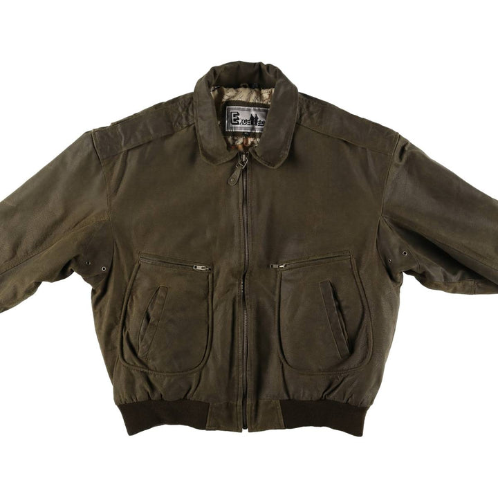 EXCEED Leather Blouson Men's XL equivalent /eaa522652