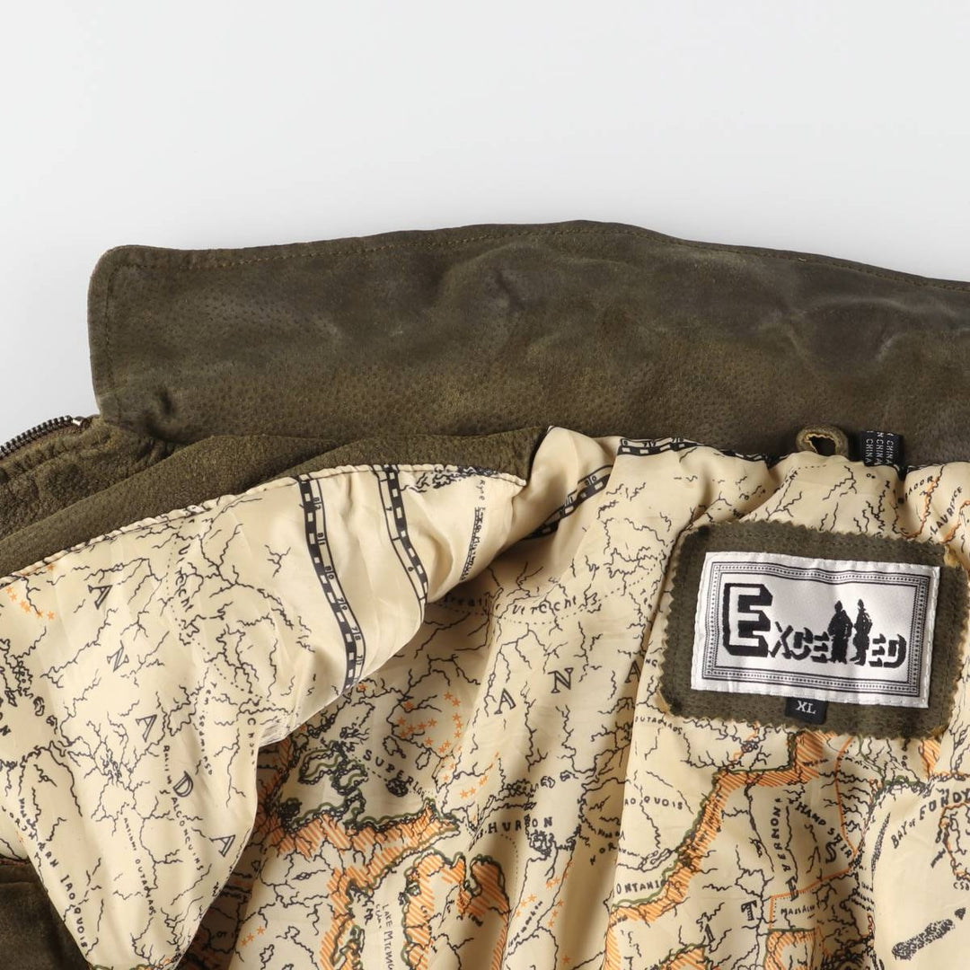 EXCEED Leather Blouson Men's XL equivalent /eaa522652