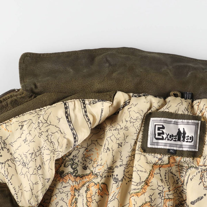 EXCEED Leather Blouson Men's XL equivalent /eaa522652