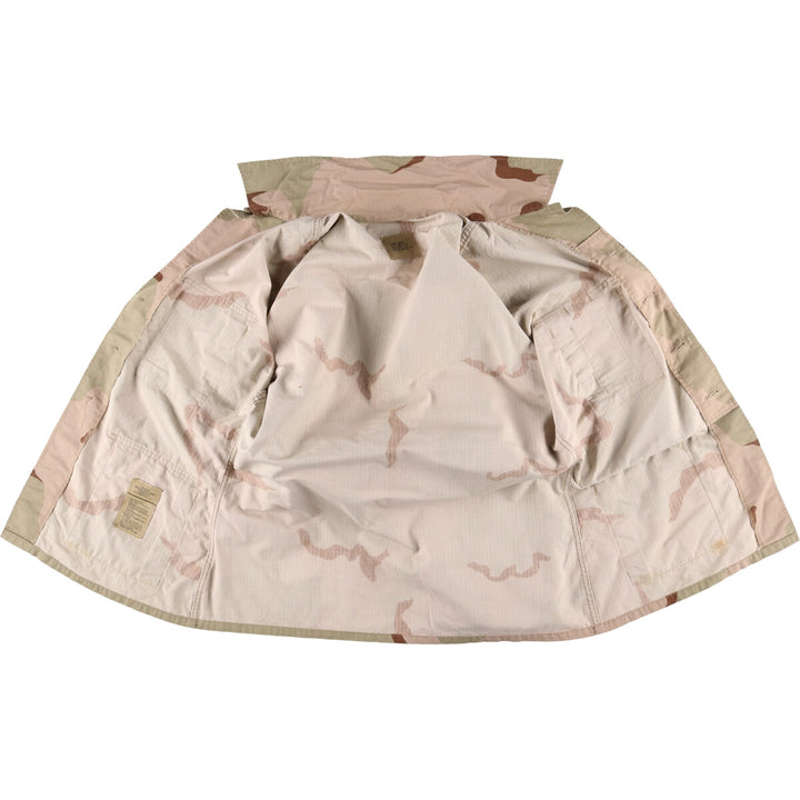 90'S US Military Genuine Camouflage Pattern 3C Desert Camo BDU Military Jacket Made in USA MEDIUM-REGULAR Men's M equivalent Vintage /eaa522657