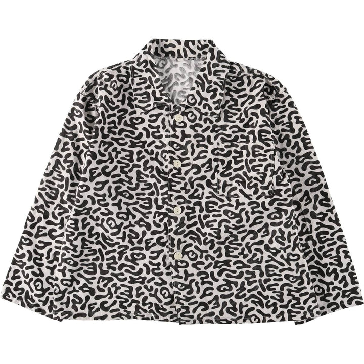 90'S Korean Army Camouflage Pattern Bacteria Camo Military Shirt Jacket Men's XL Vintage /eaa522662