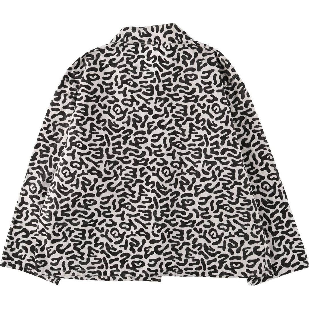 90'S Korean Army Camouflage Pattern Bacteria Camo Military Shirt Jacket Men's XL Vintage /eaa522662