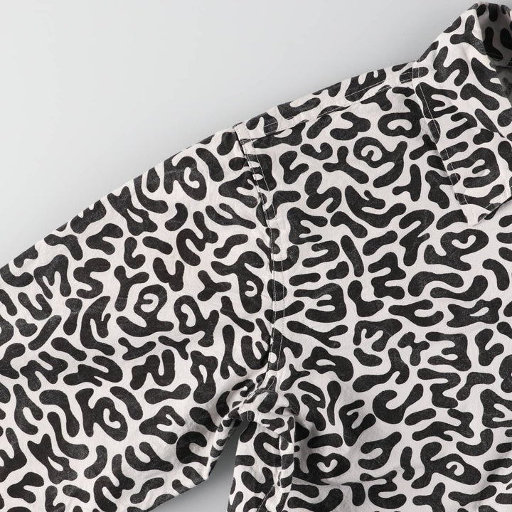 90'S Korean Army Camouflage Pattern Bacteria Camo Military Shirt Jacket Men's XL Vintage /eaa522662