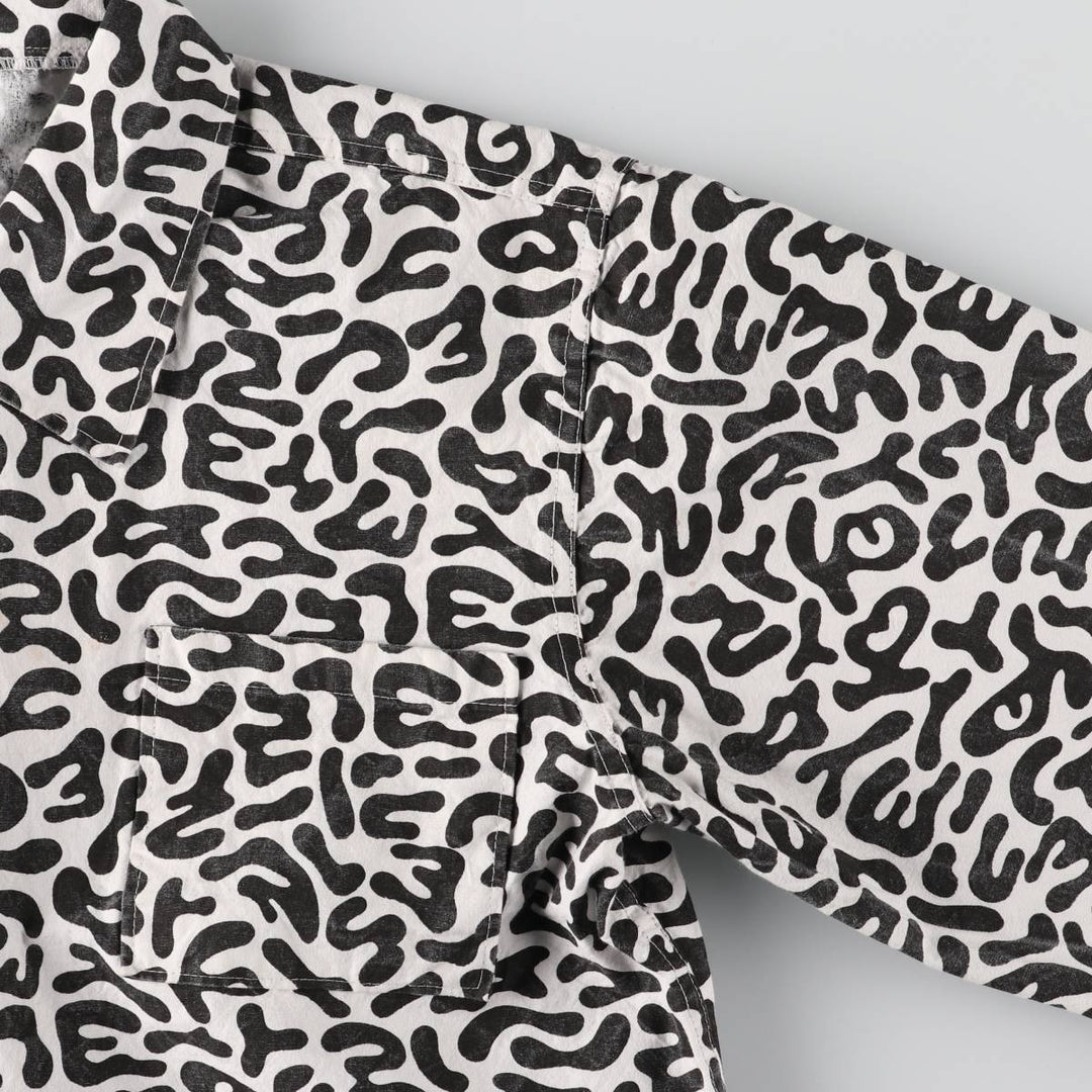 90'S Korean Army Camouflage Pattern Bacteria Camo Military Shirt Jacket Men's XL Vintage /eaa522662