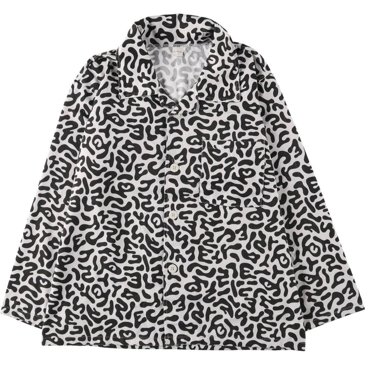 90'S Korean Army an-arkhos camouflage pattern bacterial camo military shirt jacket men's M equivalent vintage /eaa522664