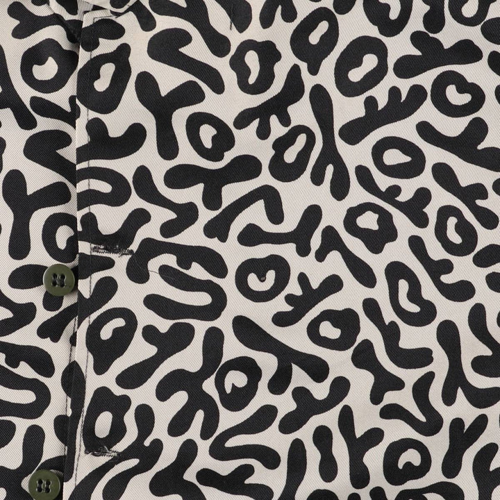 70s~80'S Korean Army Camouflage Pattern Bacteria Camo Military Shirt Jacket Men's XL Vintage /eaa522668