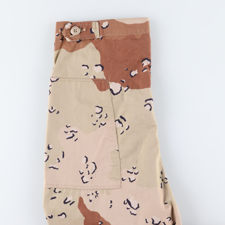 80'S US Military Camouflage Pattern 6C Desert Chocolate Chip Camo BDU Military Jacket Made in USA X-LARGE-REGULAR Men's XL equivalent /eaa522671