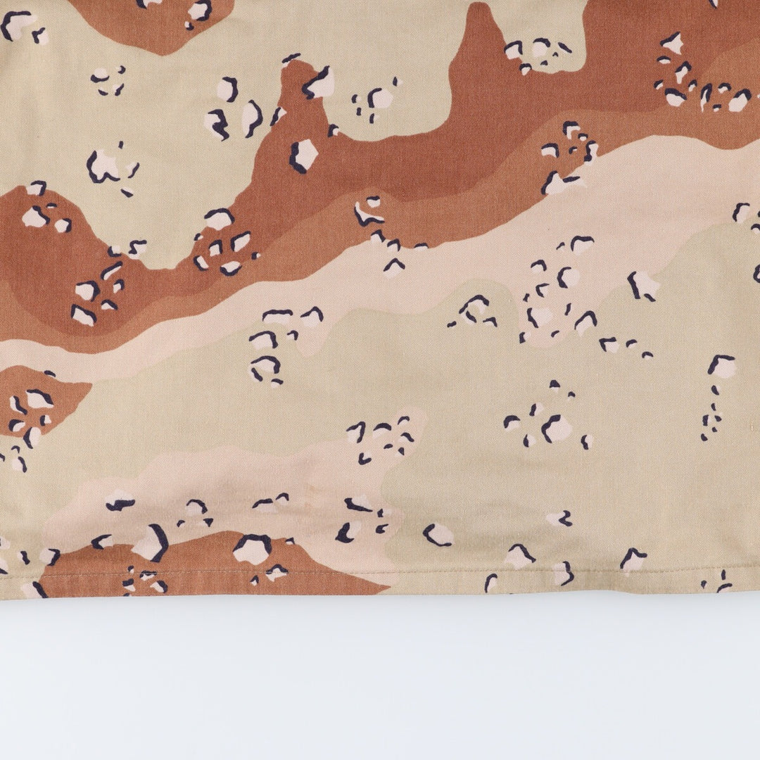 80'S US Military Camouflage Pattern 6C Desert Chocolate Chip Camo BDU Military Jacket Made in USA X-LARGE-REGULAR Men's XL equivalent /eaa522671