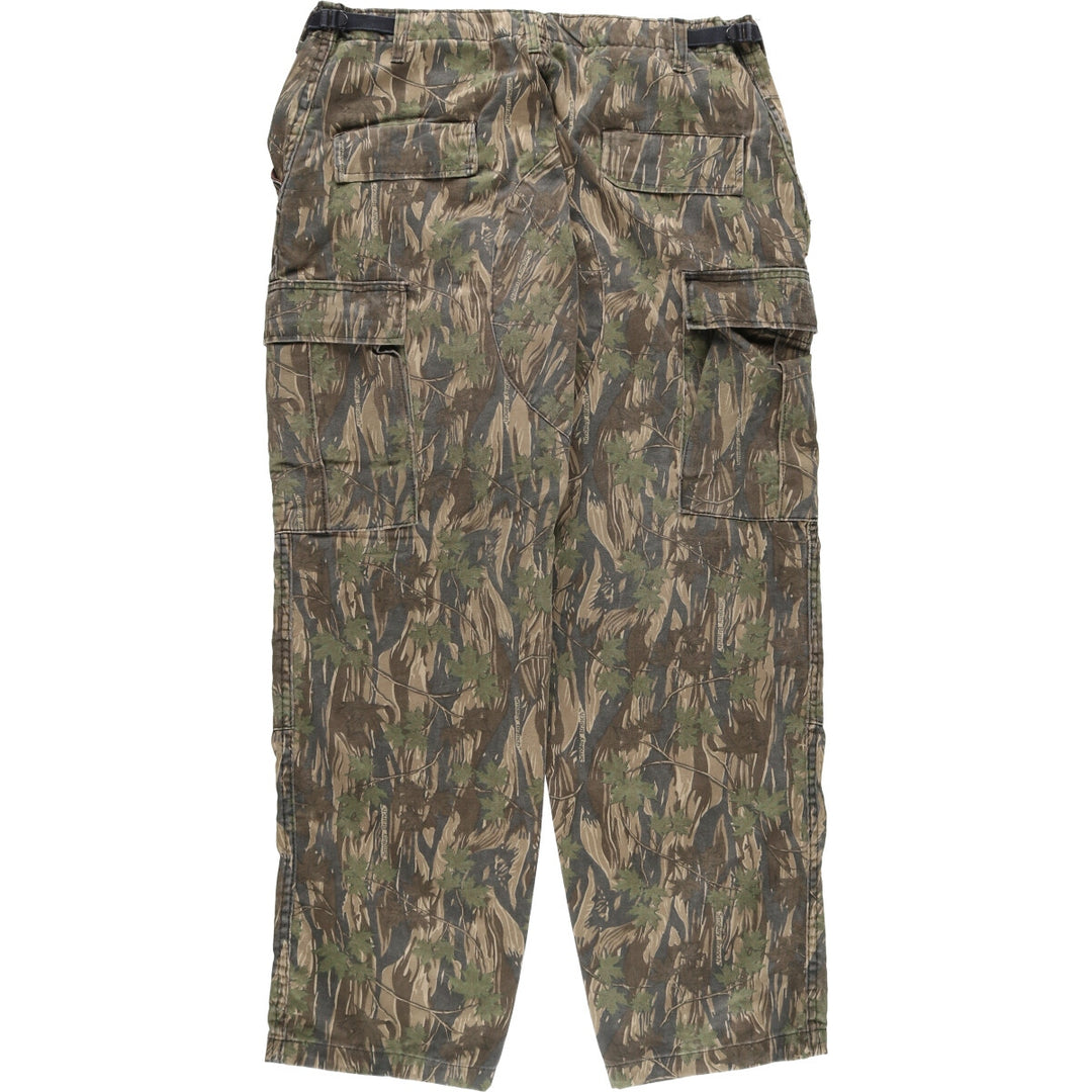 Civilian Rothco Camouflage Pattern Realtree Camo Military Cargo Pants, Made in USA, Men's Size W36 cotton beige type brown Vintage Second Hand