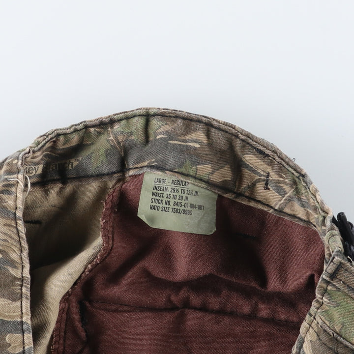 Civilian Rothco Camouflage Pattern Realtree Camo Military Cargo Pants, Made in USA, Men's Size W36 cotton beige type brown Vintage Second Hand