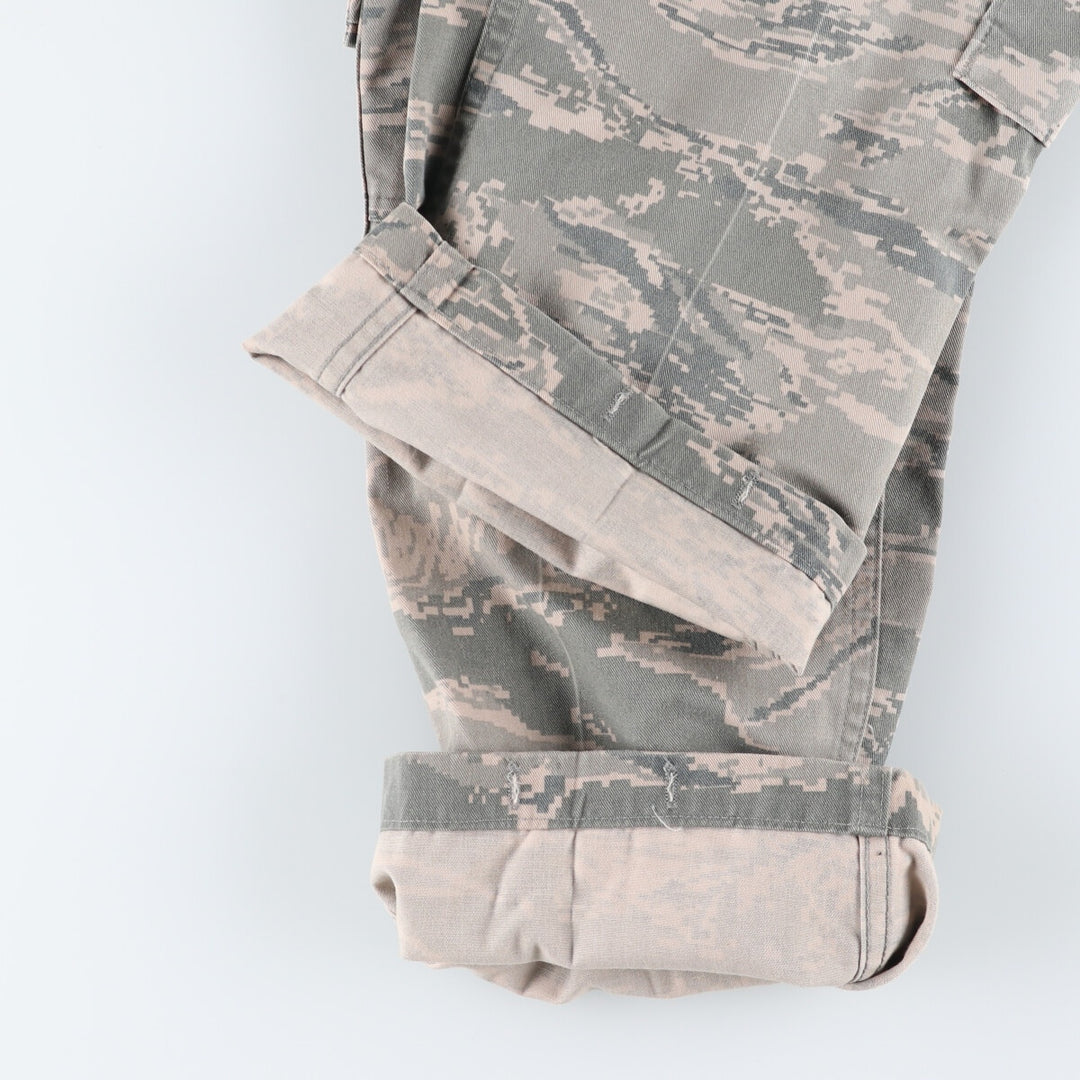 Civilian American Apparel Camouflage Pattern ABU Digital Tiger Camo Military Cargo Pants Men's Size W33 cotton Khaki type Vintage Second Hand