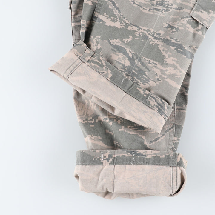 Civilian American Apparel Camouflage Pattern ABU Digital Tiger Camo Military Cargo Pants Men's Size W33 cotton Khaki type Vintage Second Hand
