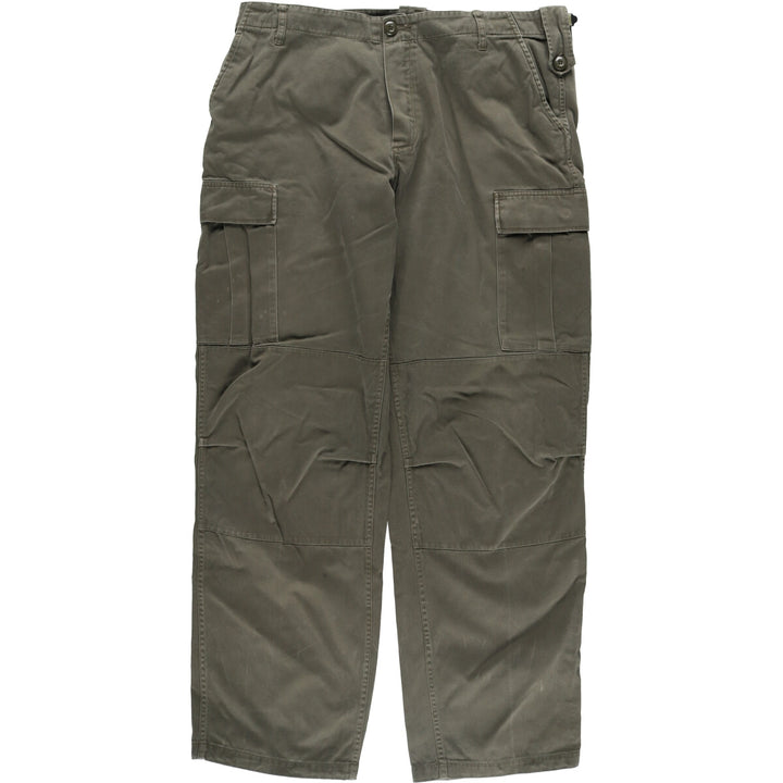 COSMOS STARS Military Cargo Pants, Combat Pants, Men's, Size W38 (Civilian) cotton Khaki type Vintage Second Hand