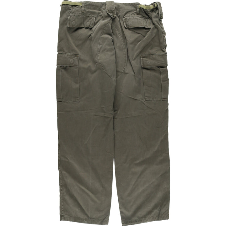 COSMOS STARS Military Cargo Pants, Combat Pants, Men's, Size W38 (Civilian) cotton Khaki type Vintage Second Hand