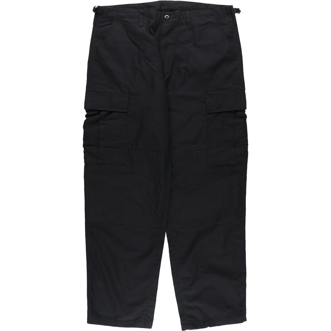 Civilian MFH Military Cargo Pants, Combat Pants, Men's, Size W37 cotton black type Vintage Second Hand