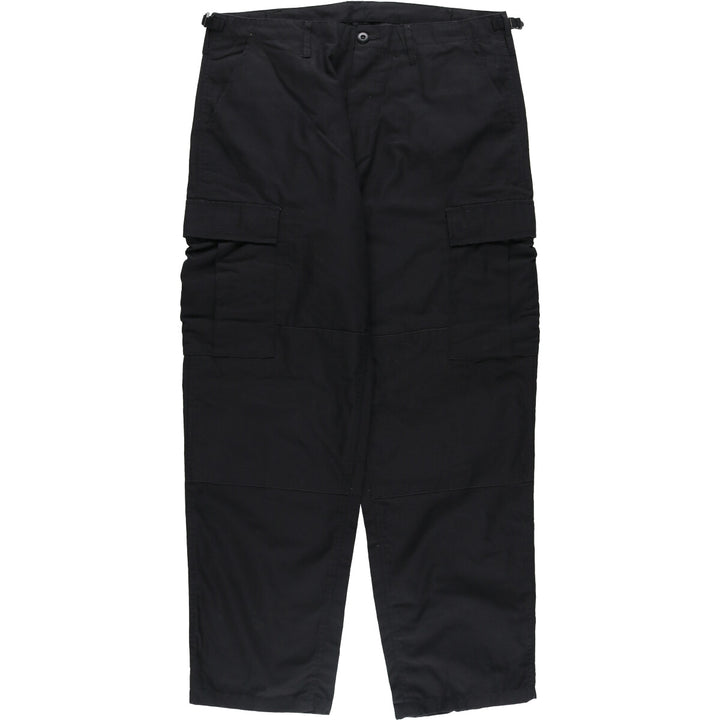 Civilian MFH Military Cargo Pants, Combat Pants, Men's, Size W37 cotton black type Vintage Second Hand