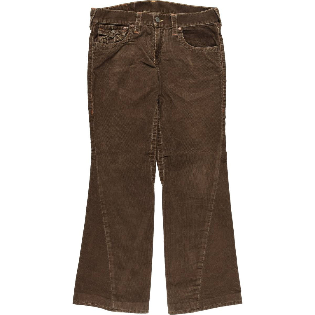 TRUE RELIGION Flare Cut Corduroy Pants Made in USA Men's W36 / eaa522779