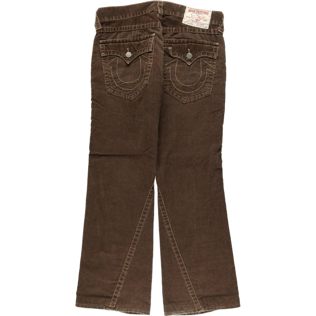 TRUE RELIGION Flare Cut Corduroy Pants Made in USA Men's W36 / eaa522779
