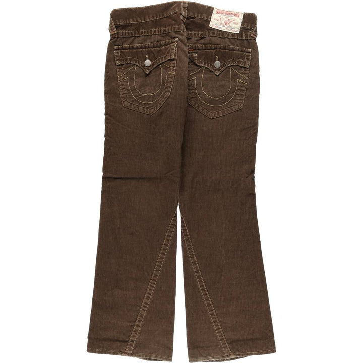 TRUE RELIGION Flare Cut Corduroy Pants Made in USA Men's W36 / eaa522779
