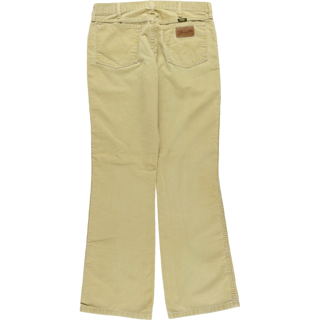 Vintage Wrangler Flare-Cut Corduroy Pants, Made in the UK, Men's, Size W31 unclear Beige type Vintage Second Hand