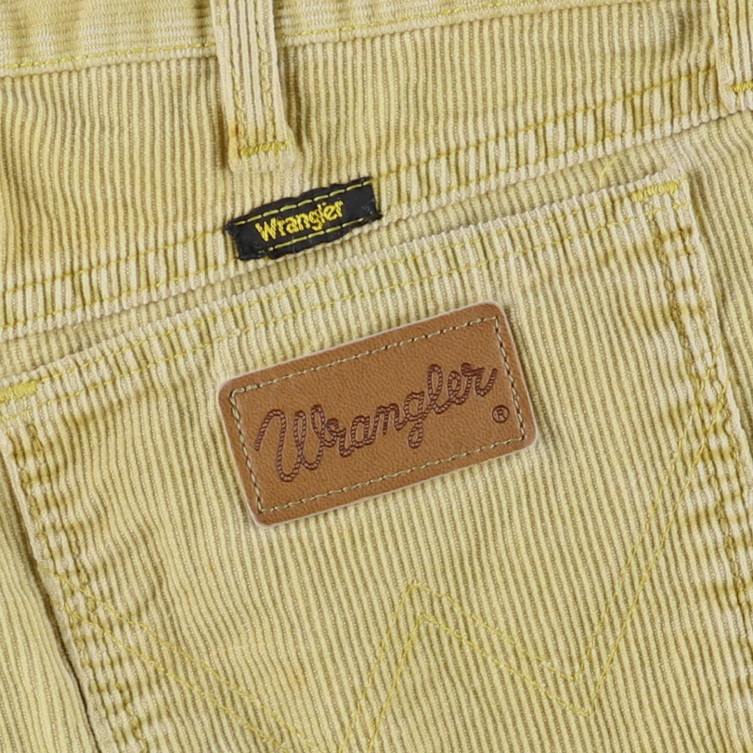 Vintage Wrangler Flare-Cut Corduroy Pants, Made in the UK, Men's, Size W31 unclear Beige type Vintage Second Hand