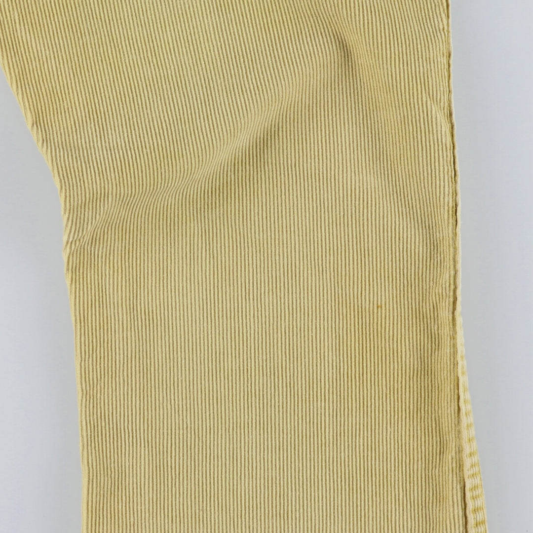 Vintage Wrangler Flare-Cut Corduroy Pants, Made in the UK, Men's, Size W31 unclear Beige type Vintage Second Hand