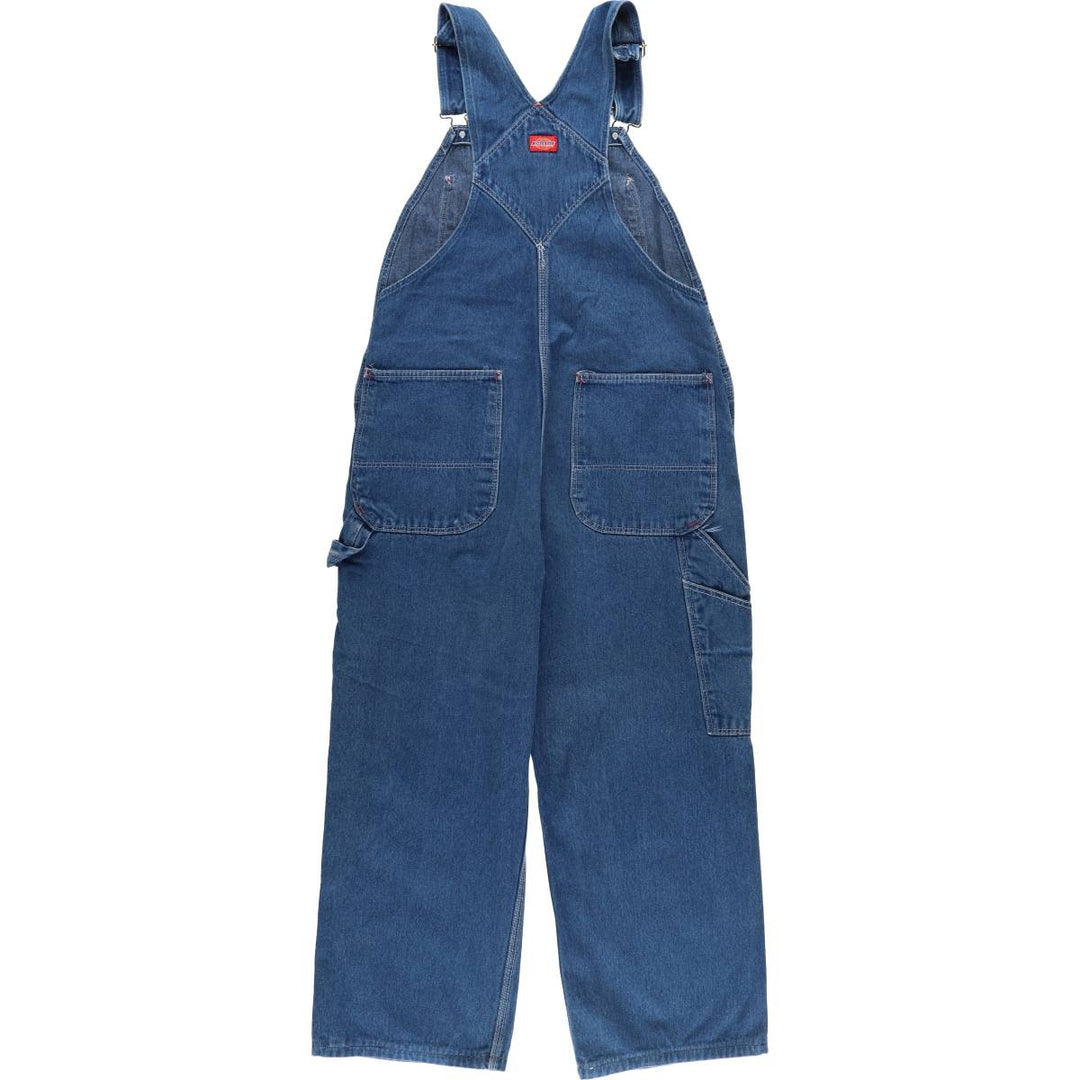 90'S Dickies denim overalls, made in the USA, men's size W36, vintage cotton blue type Vintage Second Hand