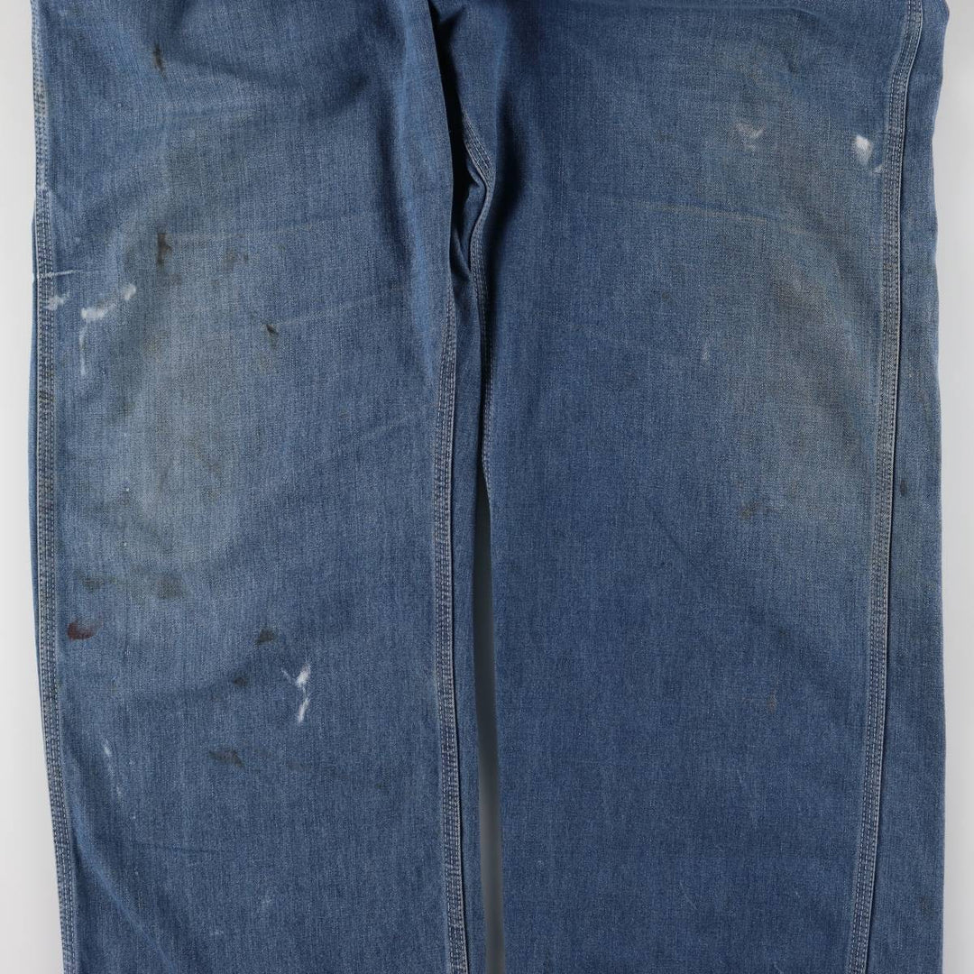 Big size 70'S JCPenney BIG MAC Spuare Bak denim overalls for men, size w44 cotton blue type Vintage Second Hand