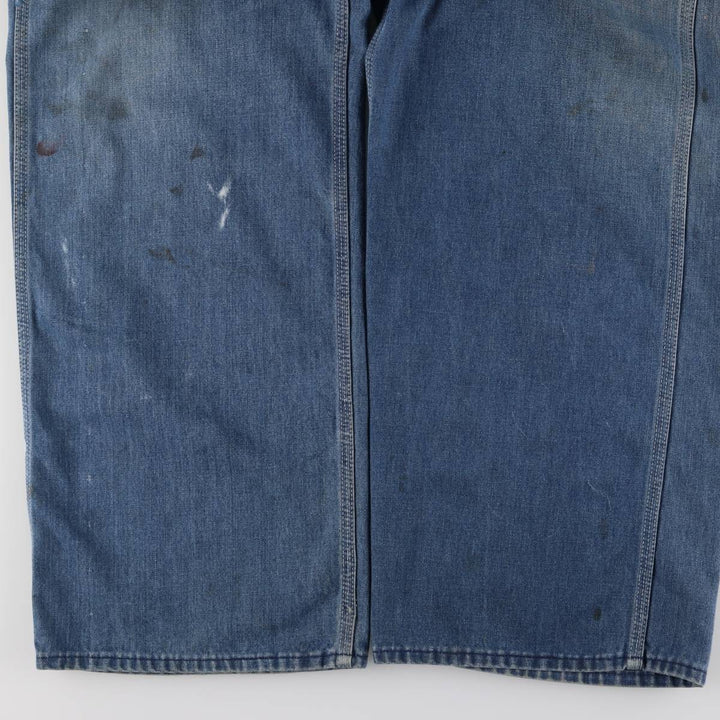 Big size 70'S JCPenney BIG MAC Spuare Bak denim overalls for men, size w44 cotton blue type Vintage Second Hand