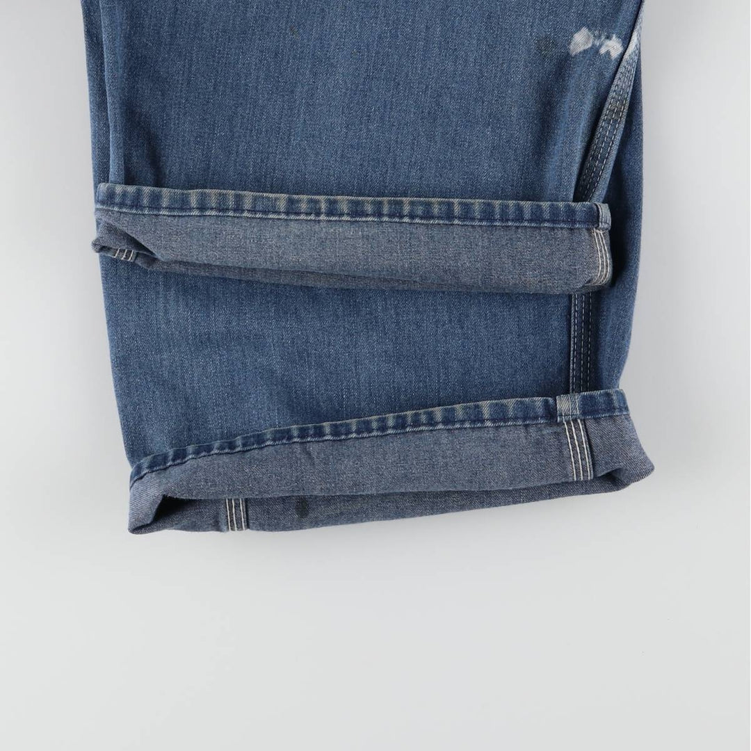 Big size 70'S JCPenney BIG MAC Spuare Bak denim overalls for men, size w44 cotton blue type Vintage Second Hand