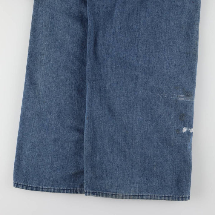 Big size 70'S JCPenney BIG MAC Spuare Bak denim overalls for men, size w44 cotton blue type Vintage Second Hand