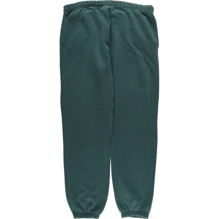 80s-90'S Eddie Bauer Black Tag Sweatpants Made in USA Women's L Size Vintage cotton green type Vintage Second Hand