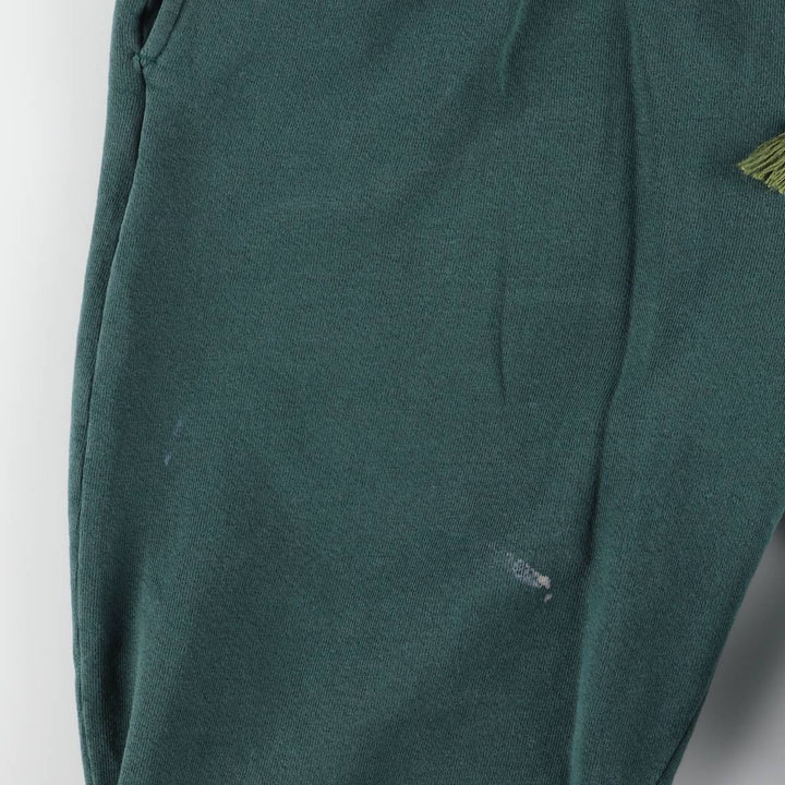 80s-90'S Eddie Bauer Black Tag Sweatpants Made in USA Women's L Size Vintage cotton green type Vintage Second Hand