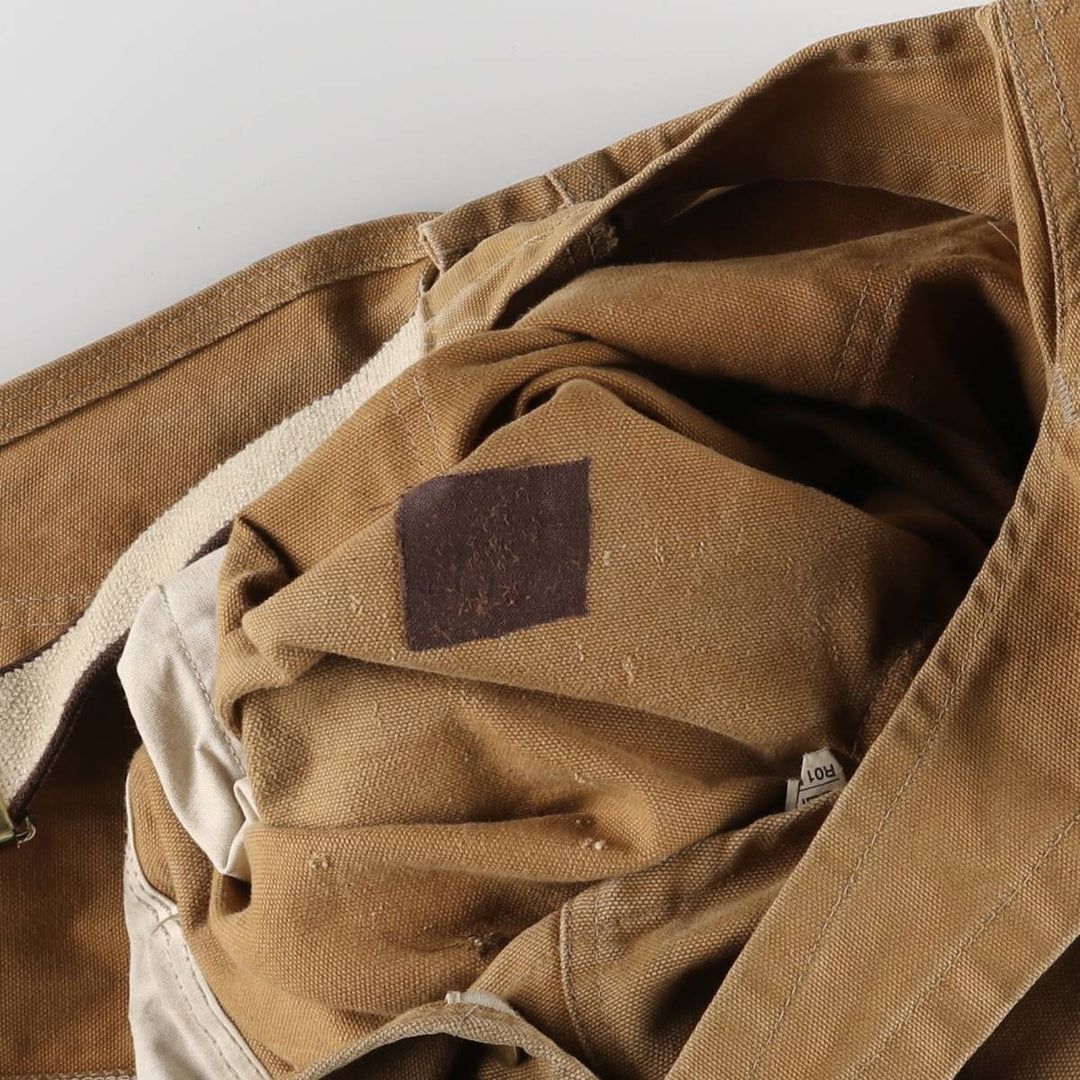 Carhartt Double Knee Duck Overalls for Men (W36 equivalent) cotton Beige type Vintage Second Hand