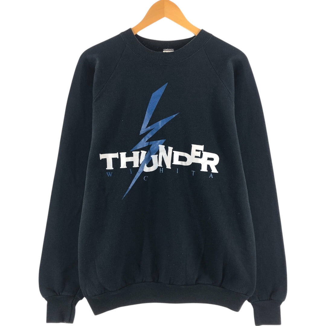 90'S Fruit of the Loom Wichita Thunder Print Sweatshirt Trainer Made in USA Men's XL /eaa522952