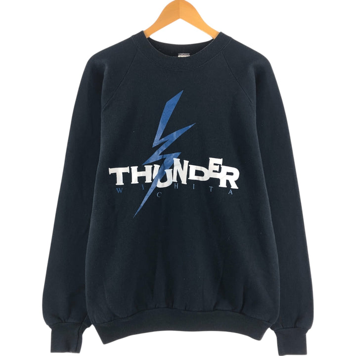 90'S Fruit of the Loom Wichita Thunder Print Sweatshirt Trainer Made in USA Men's XL /eaa522952