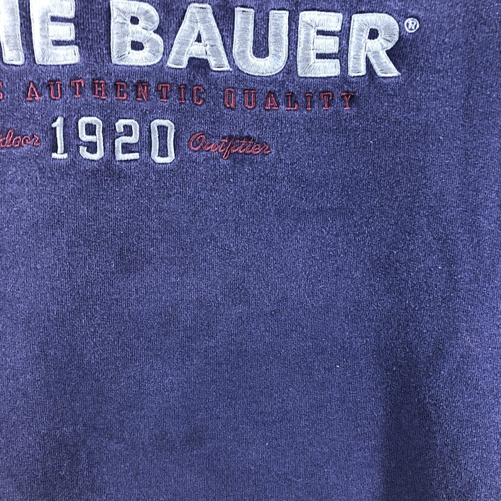 Eddie Bauer logo sweatshirt, men's size XL cotton navy blue type Vintage Second Hand