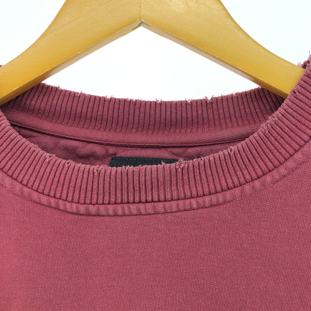 2000'S Eddie Bauer logo sweatshirt, made in Canada, men's size XXL cotton red type reddish brown Vintage Second Hand