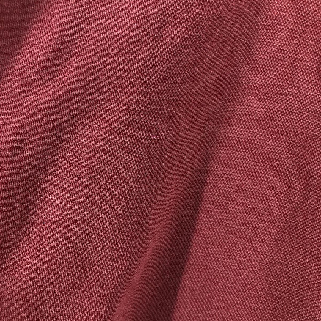2000'S Eddie Bauer logo sweatshirt, made in Canada, men's size XXL cotton red type reddish brown Vintage Second Hand
