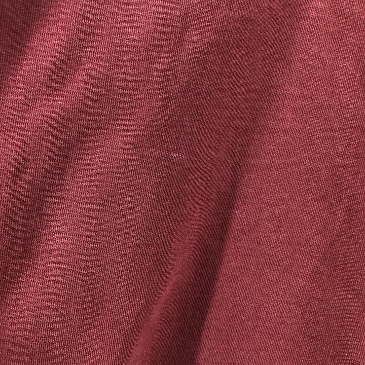 2000'S Eddie Bauer logo sweatshirt, made in Canada, men's size XXL cotton red type reddish brown Vintage Second Hand