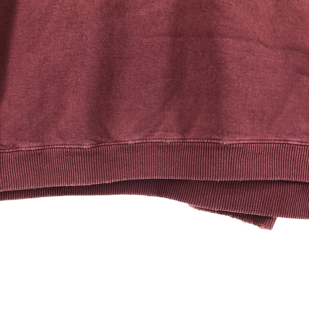 2000'S Eddie Bauer logo sweatshirt, made in Canada, men's size XXL cotton red type reddish brown Vintage Second Hand