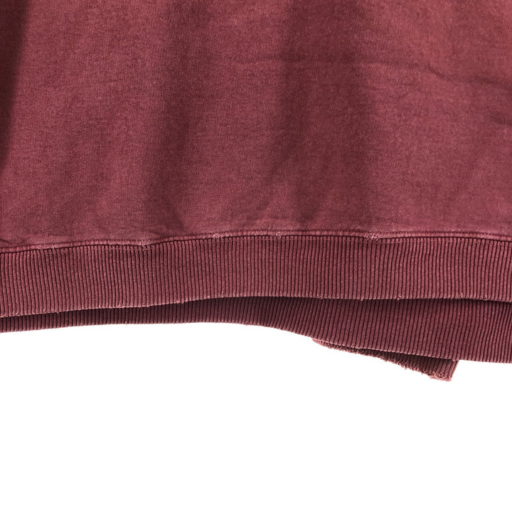 2000'S Eddie Bauer logo sweatshirt, made in Canada, men's size XXL cotton red type reddish brown Vintage Second Hand