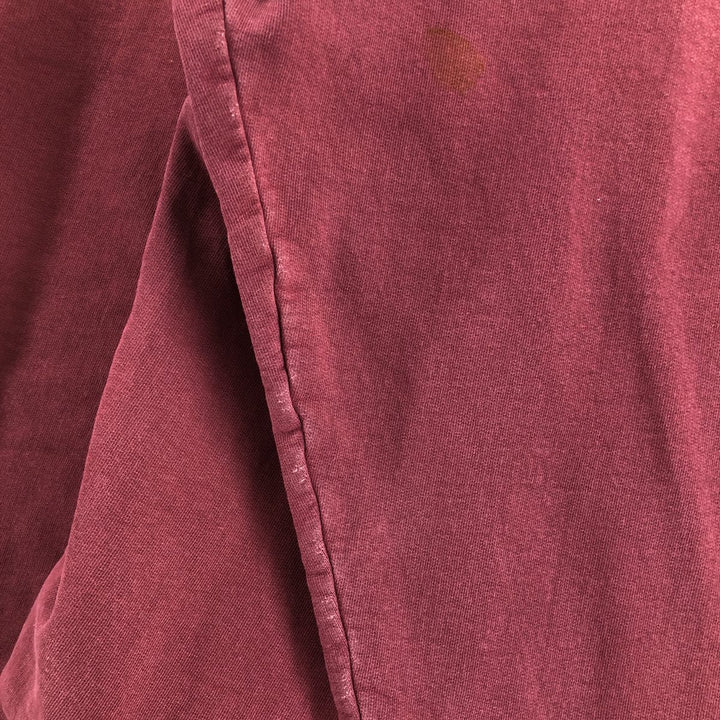 2000'S Eddie Bauer logo sweatshirt, made in Canada, men's size XXL cotton red type reddish brown Vintage Second Hand