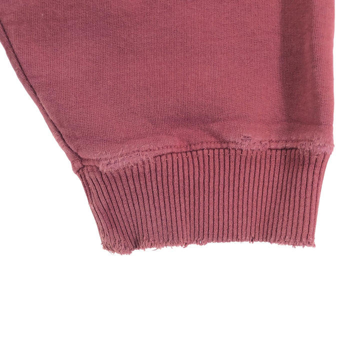 2000'S Eddie Bauer logo sweatshirt, made in Canada, men's size XXL cotton red type reddish brown Vintage Second Hand