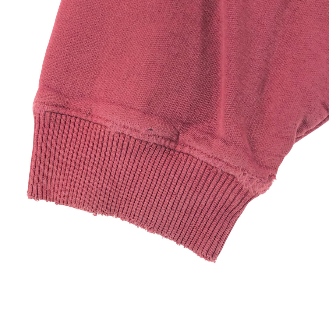 2000'S Eddie Bauer logo sweatshirt, made in Canada, men's size XXL cotton red type reddish brown Vintage Second Hand