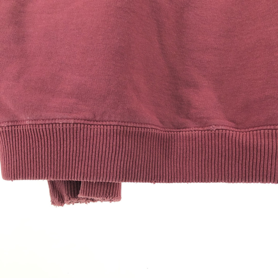 2000'S Eddie Bauer logo sweatshirt, made in Canada, men's size XXL cotton red type reddish brown Vintage Second Hand