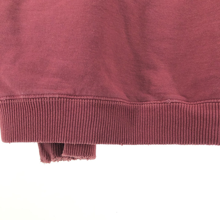2000'S Eddie Bauer logo sweatshirt, made in Canada, men's size XXL cotton red type reddish brown Vintage Second Hand