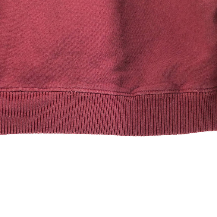 2000'S Eddie Bauer logo sweatshirt, made in Canada, men's size XXL cotton red type reddish brown Vintage Second Hand